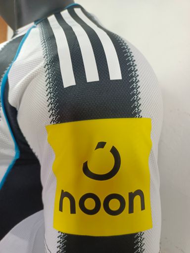 Newcastle United 2025/26 Home Shirt (White / Black / Sky blue)