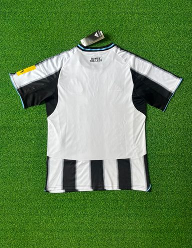 Newcastle United 2025/26 Home Shirt (White / Black / Sky blue)