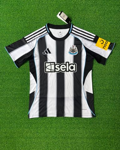 Newcastle United 2025/26 Home Shirt (White / Black / Sky blue)