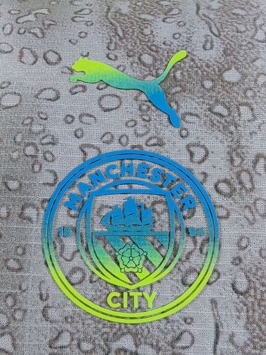 Manchester City 2025/26 Third Shirt (Gray / Yellow)