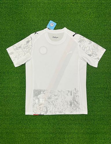 Manchester City 2025/26 Club World Cup Away Shirt (White / Black / Red)