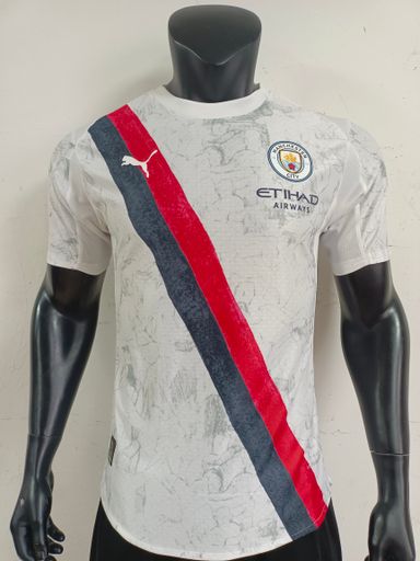 Manchester City 2025/26 Club World Cup Away Shirt (White / Black / Red)