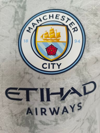 Manchester City 2025/26 Club World Cup Away Shirt (White / Black / Red)
