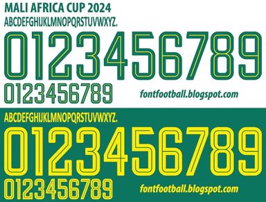 Font Vector Mali Africa Cup 2024 kit