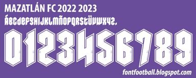 Font Vector Mazatlán FC 2022 2023 kit