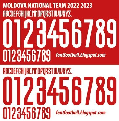Font Vector Moldova 2022 2023 kit