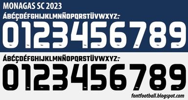 Font Vector Monagas SC 2023 kit