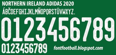 Font Vector Northern Ireland 2020 kit