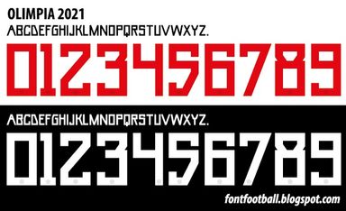Font Vector Olimpia Club 2021 kit