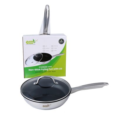 Non-Stick Stainless Steel Frying Pan