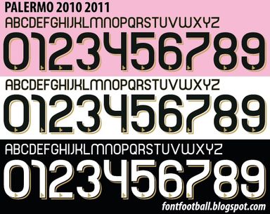 Font Vector Palermo 2010 2011 kit