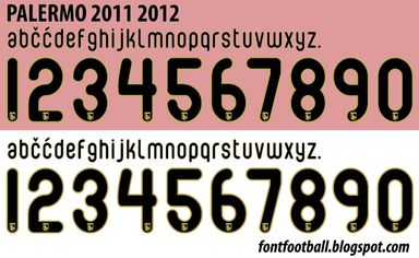 Font Vector Palermo 2011 2012 kit