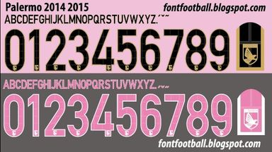 Font Vector Palermo 2014 2015 kit