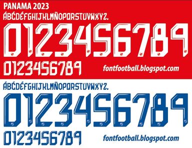 Font Vector Panama 2023 kit