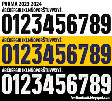 Font Vector Parma 2023 2024 kit