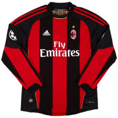 Ac Milan 2010/11 Home Shirt (Red/black)