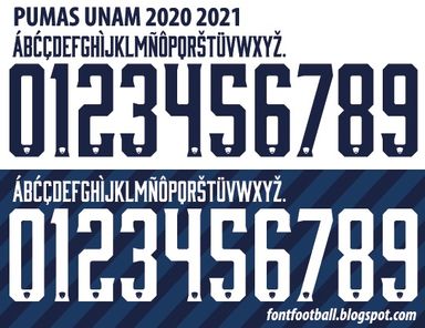 Font Vector Pumas UNAM 2020 2021 kit