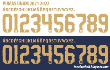Font Vector Pumas UNAM 2021 2022 kit