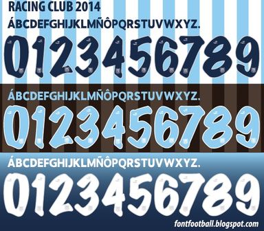 Font Vector Racing Club 2014 kit