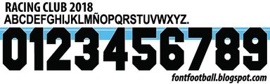 Font Vector Racing Club 2018 kit