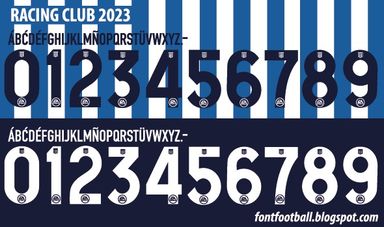 Font Vector Racing Club 2023 kit