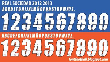 Font Vector Real Sociedad 2012 2013 kit