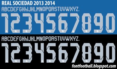 Font Vector Real Sociedad 2013 2014 Kit