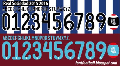 Font Vector Real Sociedad 2015 2016 kit