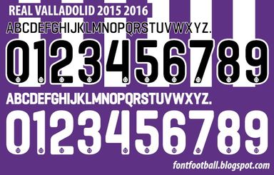Font Vector Real Valladolid 2015 2016 kit