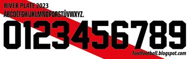 Font Vector River Plate 2023 kit