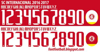 Font Vector SC Internacional 2016 2017 kit