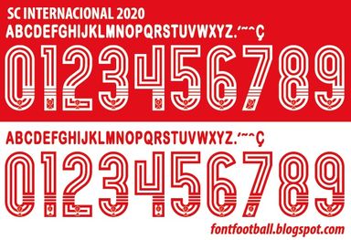 Font Vector SC Internacional Adidas 2020 kit