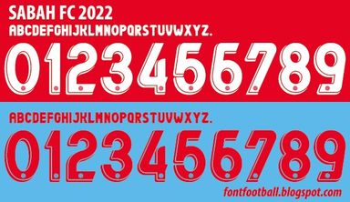 Font Vector Sabah FC 2022 kit