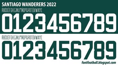 Font Vector Santiago Wanderers 2022 kit