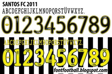 Font Vector Santos FC 2011 kit