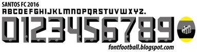 Font Vector Santos FC 2016 kit