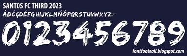 Font Vector Santos FC 3rd Third 2023 kit