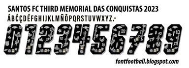 Font Vector Santos FC 3rd Third Memorial Das Conquistas 2023 kit
