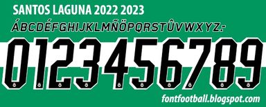 Font Vector Santos Laguna 2022 2023 kit