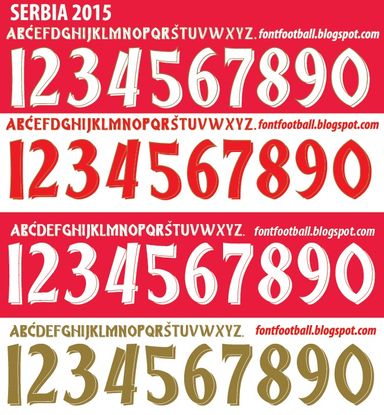 Font Vector Serbia 2015 kit