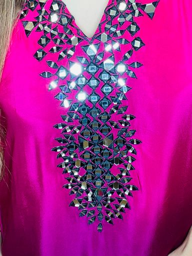 Pink Ombré Kaftan Set