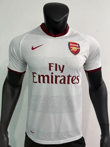 Arsenal 2007/08 Away Shirt (White / Claret)