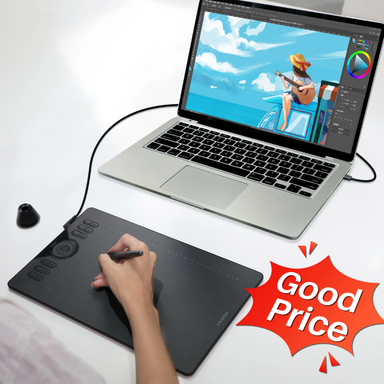 Classic Huion HS610 online teaching addictional pen drawing graphic tablet pad tablet graphic with express key