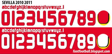 Font Vector Sevilla 2010 2011 kit
