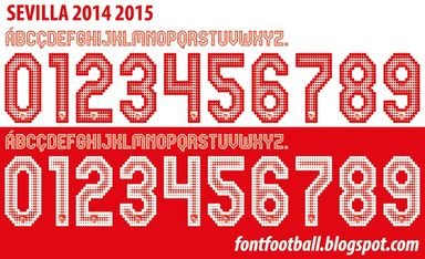 Font Vector Sevilla 2014 2015 Kit