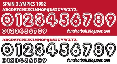 Font Vector Spain Olympics 1992 kit