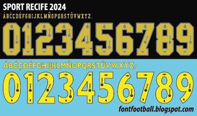 Font Vector Sport Recife 2024 kit