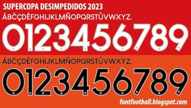 Font Vector Supercopa Desimpedidos 2023 kit