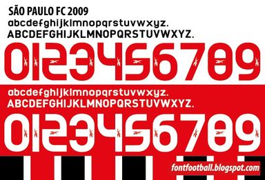Font Vector São Paulo FC 2009 kit