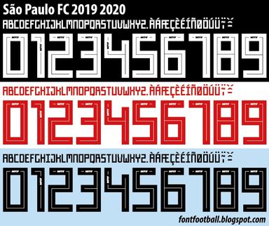 Font Vector São Paulo FC 2019 2020 kit